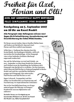 Flugblatt Kundgebung 05.09.2007